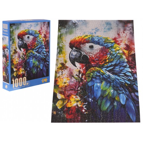 Puzzle 1000 pieces. Parrot