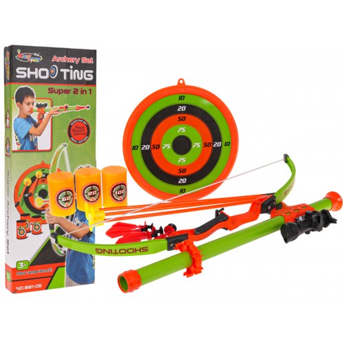 2in1 Bow and Gun Set + Accessories