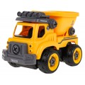 Disassembled dump truck