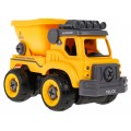 Disassembled dump truck