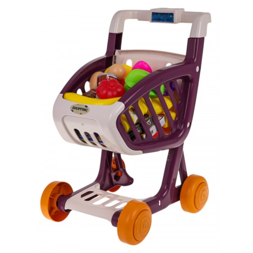 Shopping Cart with Light and Music Function 41 pcs. Red