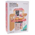 Kitchen Kitchenette with Light Function 43 pieces. Pink