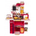 Kitchen Kitchenette with Light, Sound and Water Function 80 pieces. Red