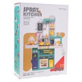 Kitchen Kitchenette with Light and Sound Function 78 pieces.