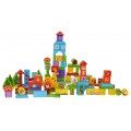 Wooden Animal Blocks Set 100pcs.