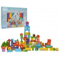 Wooden Animal Blocks Set 100pcs.