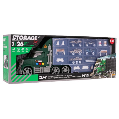 Truck set with launcher + cars and accessories