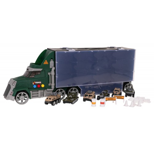 Truck set with launcher + cars and accessories