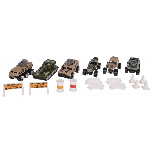 Truck set with launcher + cars and accessories