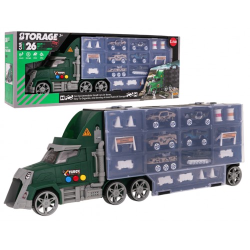 Truck set with launcher + cars and accessories