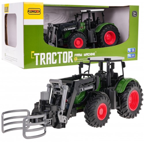 Green Tractor with Grapple