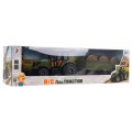 Green R/C Tractor and Trailer