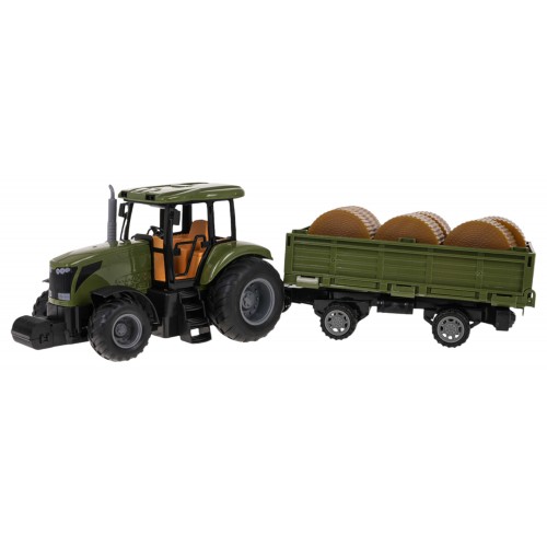 Green R/C Tractor and Trailer