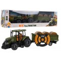 Green R/C Tractor and Trailer