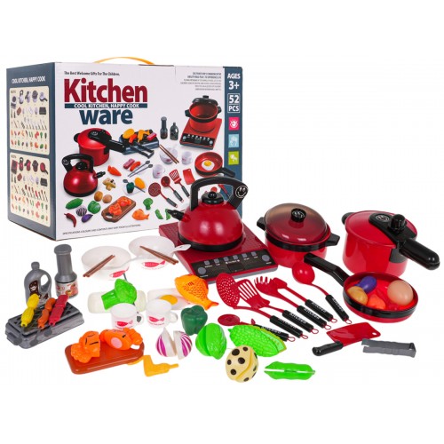 Red Cookware Set + Accessories