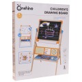 Wooden Double Sided Board With Paper + Accessories