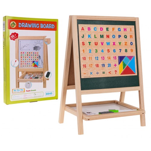 Double Sided Wooden Board + Accessories