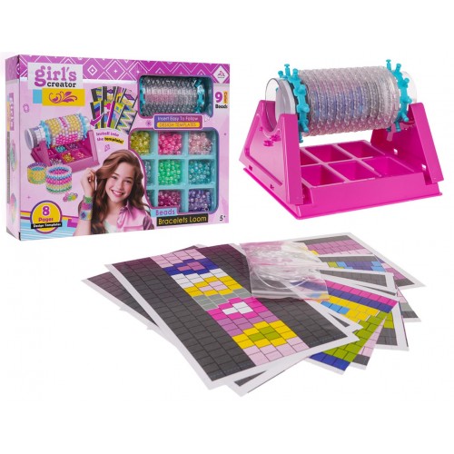 Bracelet Making Kit with Spinning Wheel + Accessories