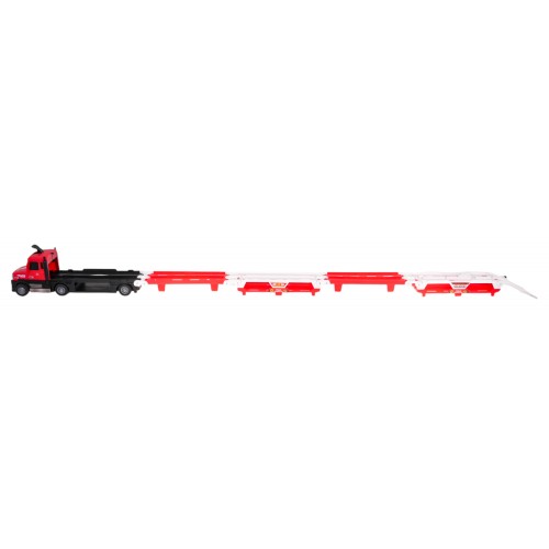 Truck with Launcher 2in1 + Accessories Red