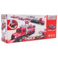 Truck with Launcher 2in1 + Accessories Red