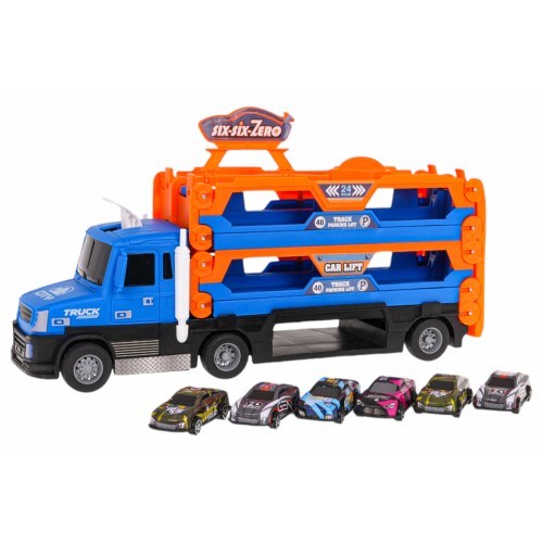 2in1 Launcher Truck + Accessories Blue