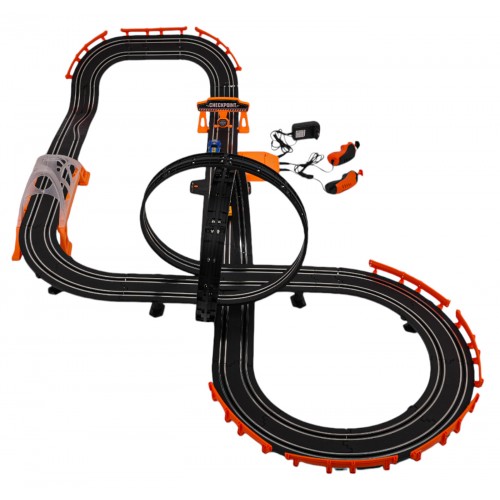 TRACK MASTER Race Track with Backlight + Accessories 615cm