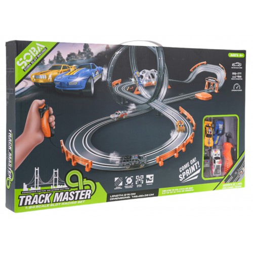 TRACK MASTER Race Track with Backlight + Accessories 615cm