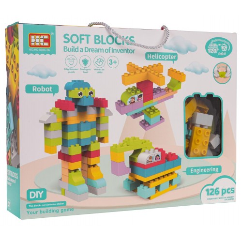 Soft Blocks Set 126 pcs.