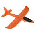 Styrofoam Airplane with Manual Launcher, Orange