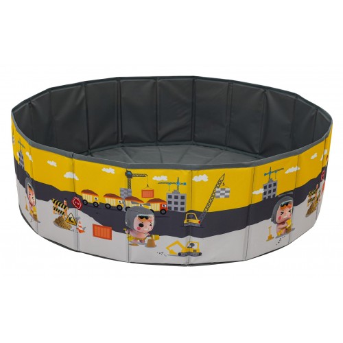 Soft Playpen For Children Construction Site