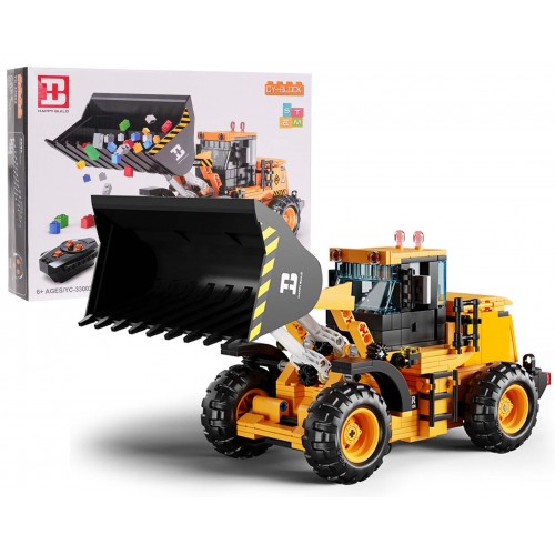 Bulldozer Building Blocks Set 653pcs.