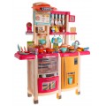 Kitchen Kitchenette with Light and Sound Function 65 pieces. Red