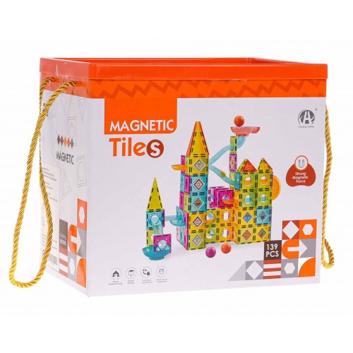 Magnetic Blocks Castle Track Ball 139 pcs.