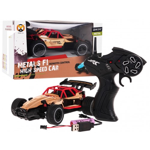 Metal Car RACING 01 Gold R/C