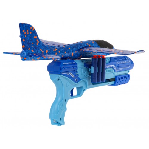 5in1 Airplane Launcher Gun Blue