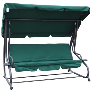 Garden swing Adjustable Seat Textylina 2 x 1 Green