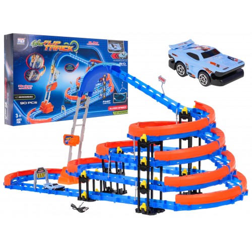 Extreme Race Track With Ladder 88el.