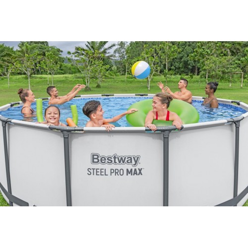 Frame Pool 13 FT 396 x 122 cm Steel Pro Max BESTWAY