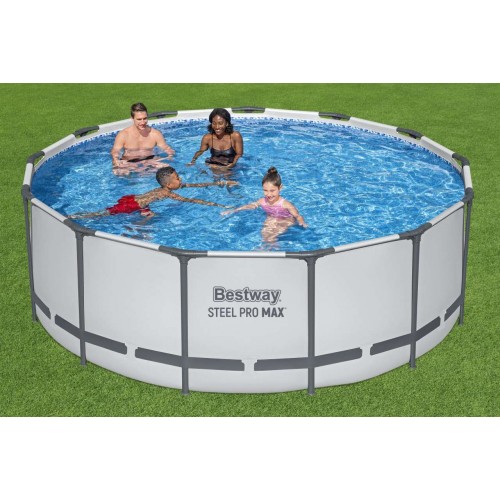 Frame Pool 13 FT 396 x 122 cm Steel Pro Max BESTWAY