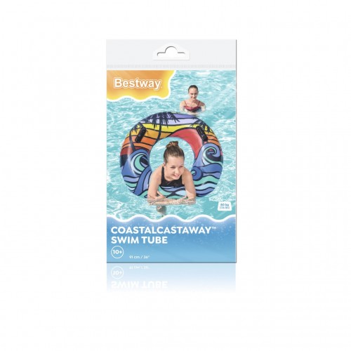 Castaway Swimming Ring 91cm BESTWAY Blue