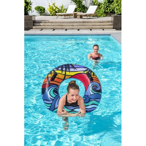 Castaway Swimming Ring 91cm BESTWAY Blue