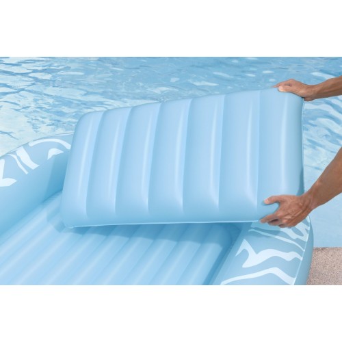 Inflatable Swimming Mattress Sun Kiss BESTWAY with Backrest