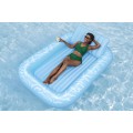 Inflatable Swimming Mattress Sun Kiss BESTWAY with Backrest