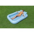 Inflatable Swimming Mattress Sun Kiss BESTWAY with Backrest