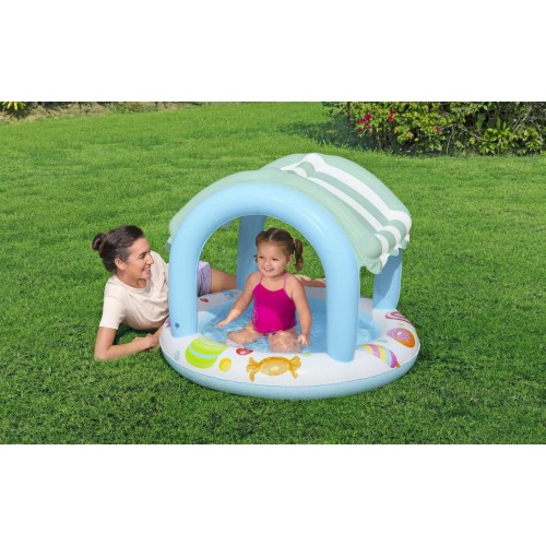 Pool with inflatable roof Donut BESTWAY