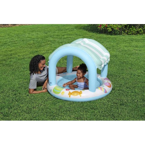 Pool with inflatable roof Donut BESTWAY