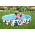 Dinosaurs Expansion Pool for Children 3+ BESTWAY 244x46cm Vinyl + PVC