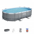 Frame Pool 16 x 10 FT / 488 x 305 x 107 cm Power Steel BESTWAY