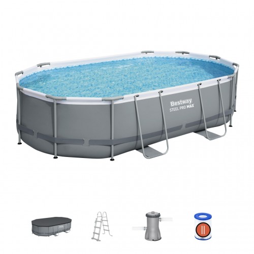 Frame Pool 16 x 10 FT / 488 x 305 x 107 cm Power Steel BESTWAY