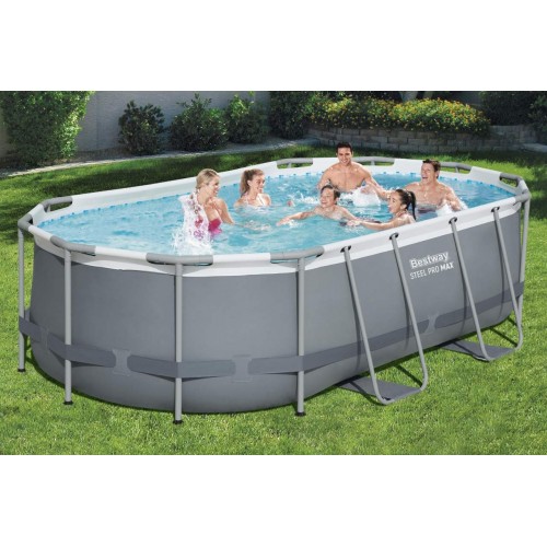 14FT Frame Pool 427x250x100 cm Power Steel